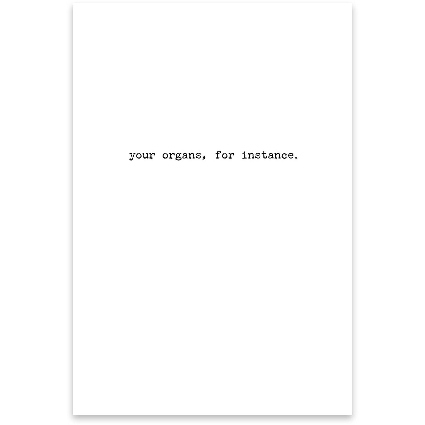 For Instance Greeting Card - The Mirrored Past