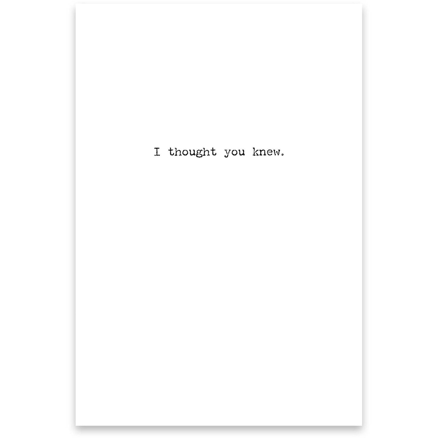 Sorry I Called You Old Greeting Card - The Mirrored Past