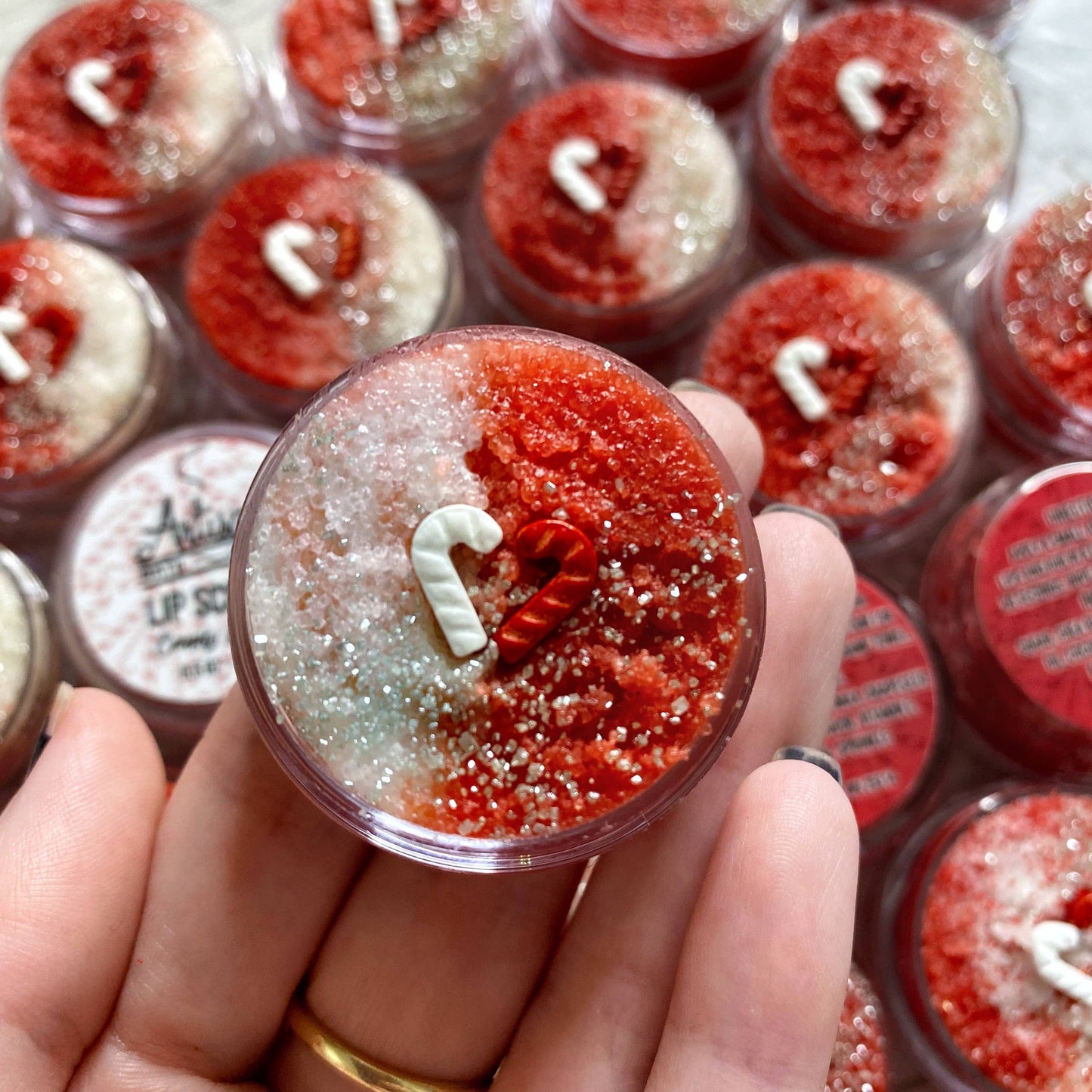 Candy Cane Lip Scrub - The Mirrored Past