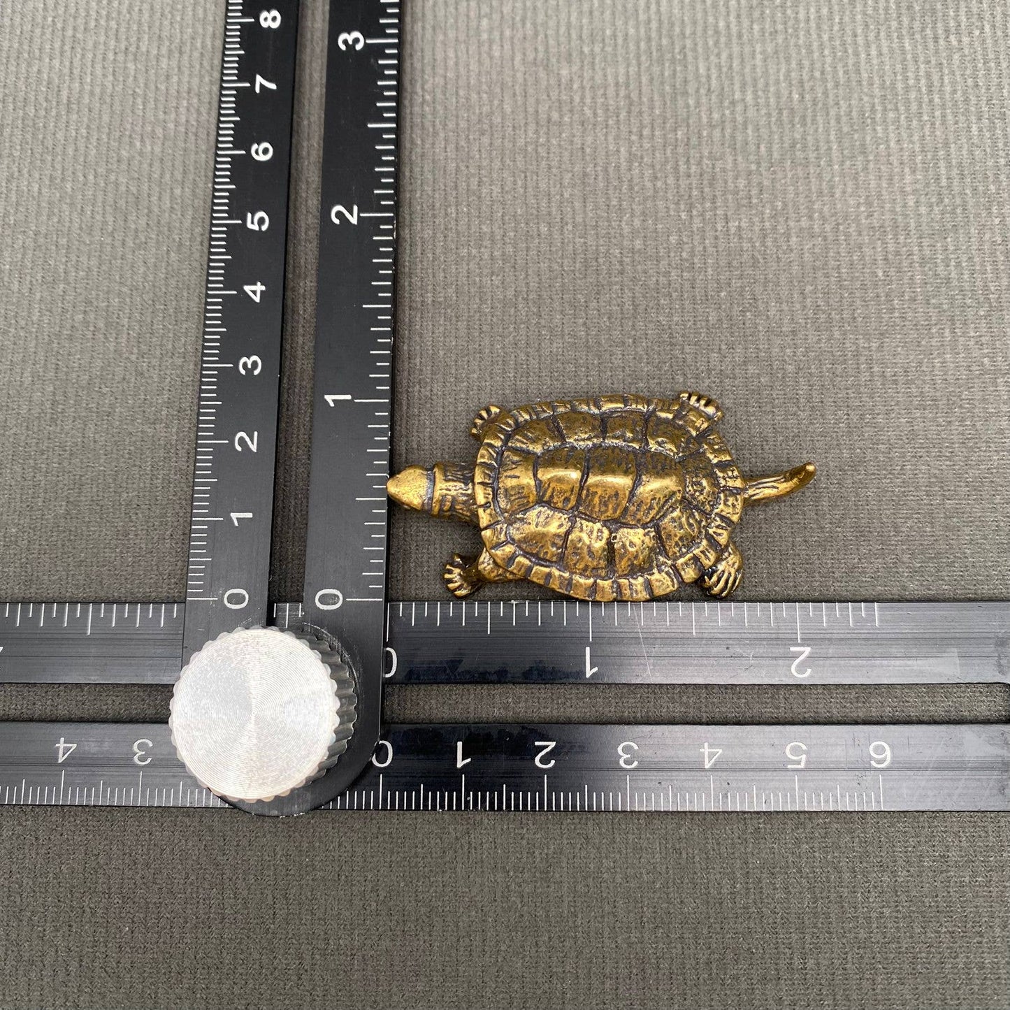 Brass Turtle Crafts Decoration Desktop Ornaments - The Mirrored Past