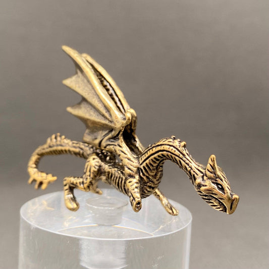 Brass Dragon Crafts Decoration Desktop Ornaments - The Mirrored Past