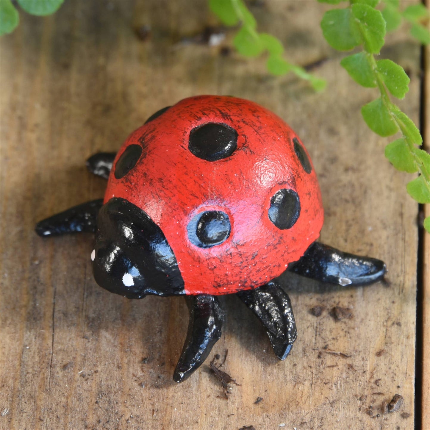 Lady Bug, Cast Iron - Red - The Mirrored Past