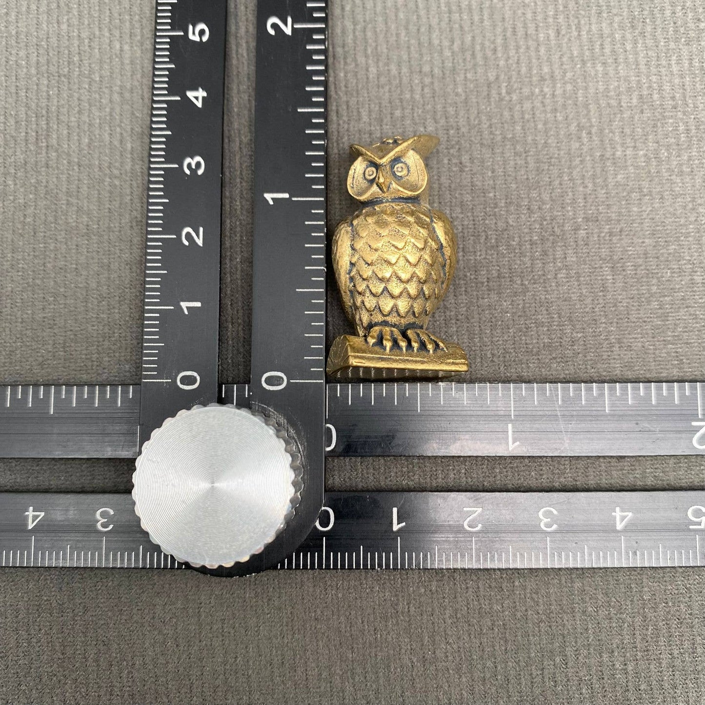Owl Brass Archer Crafts Decoration Desktop Ornaments - The Mirrored Past