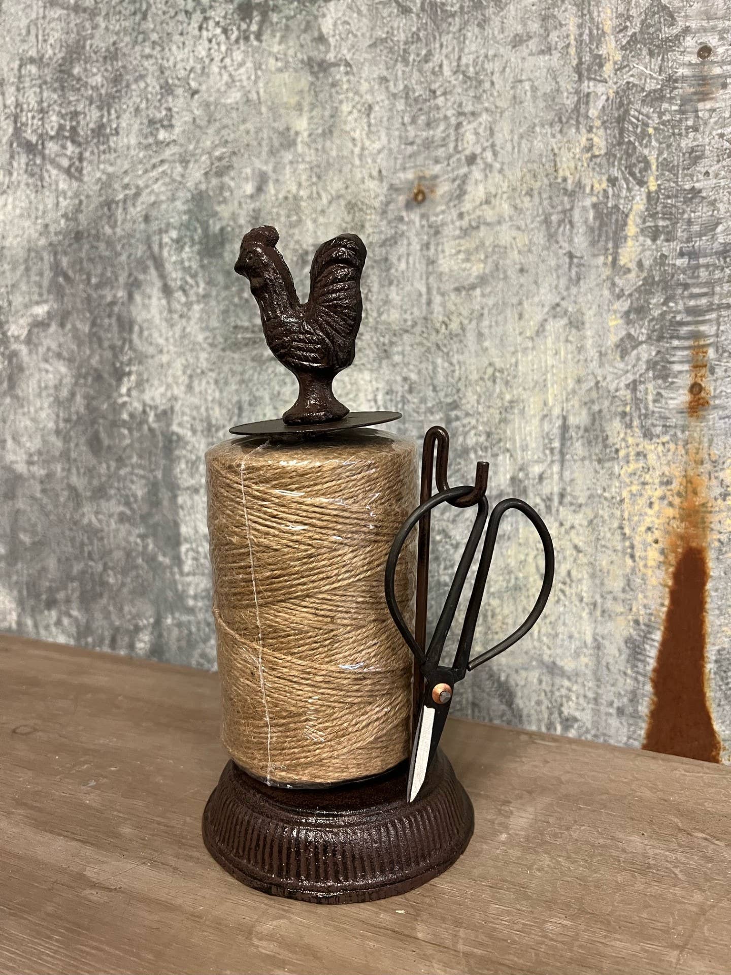 Cast Iron Spool Holder: BIRD