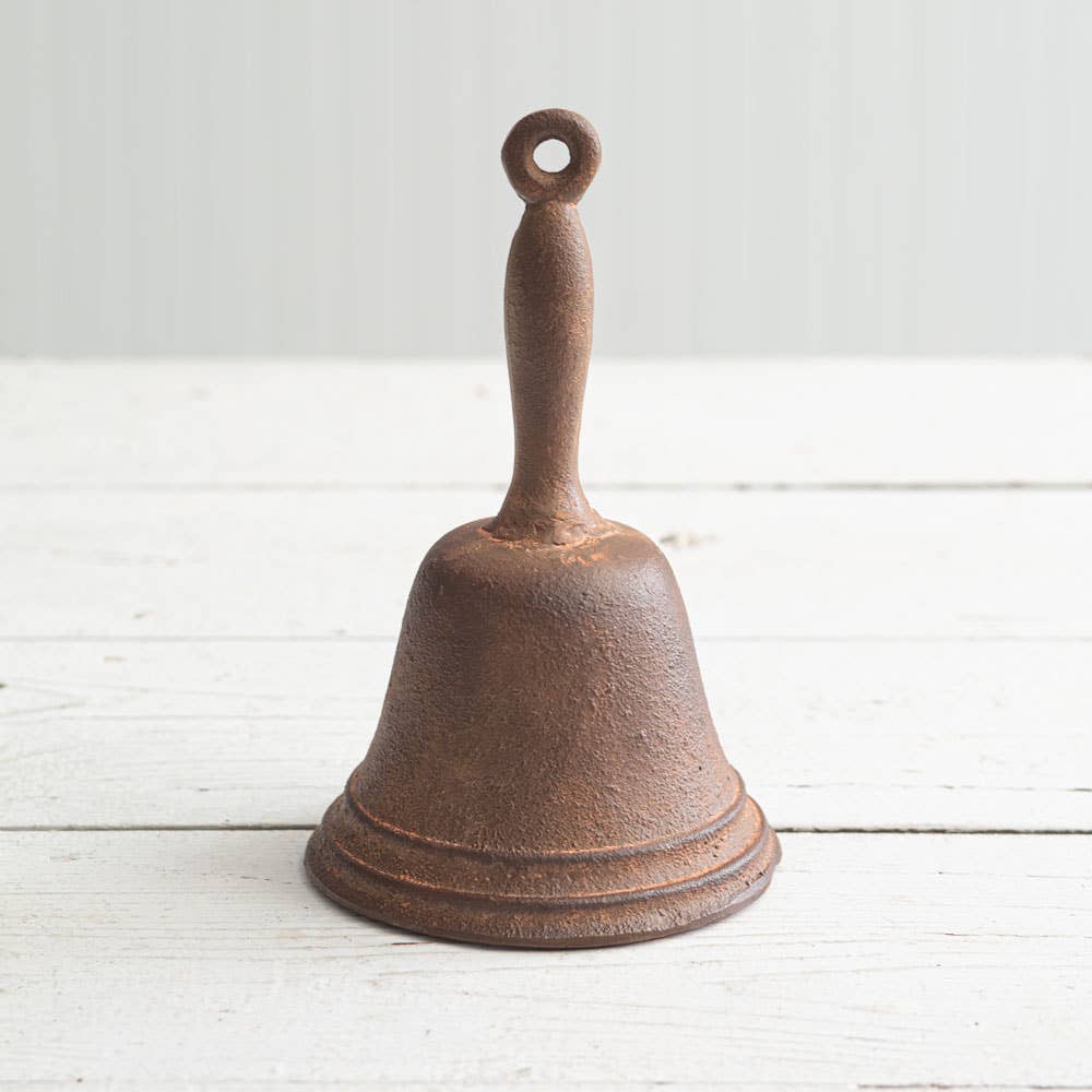 Antique-Inspired Cast Iron Hand Bell