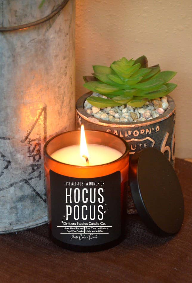 Hocus Pocus Halloween Candle - Soy Wax Candles: Drunken Pumpkin - The Mirrored Past