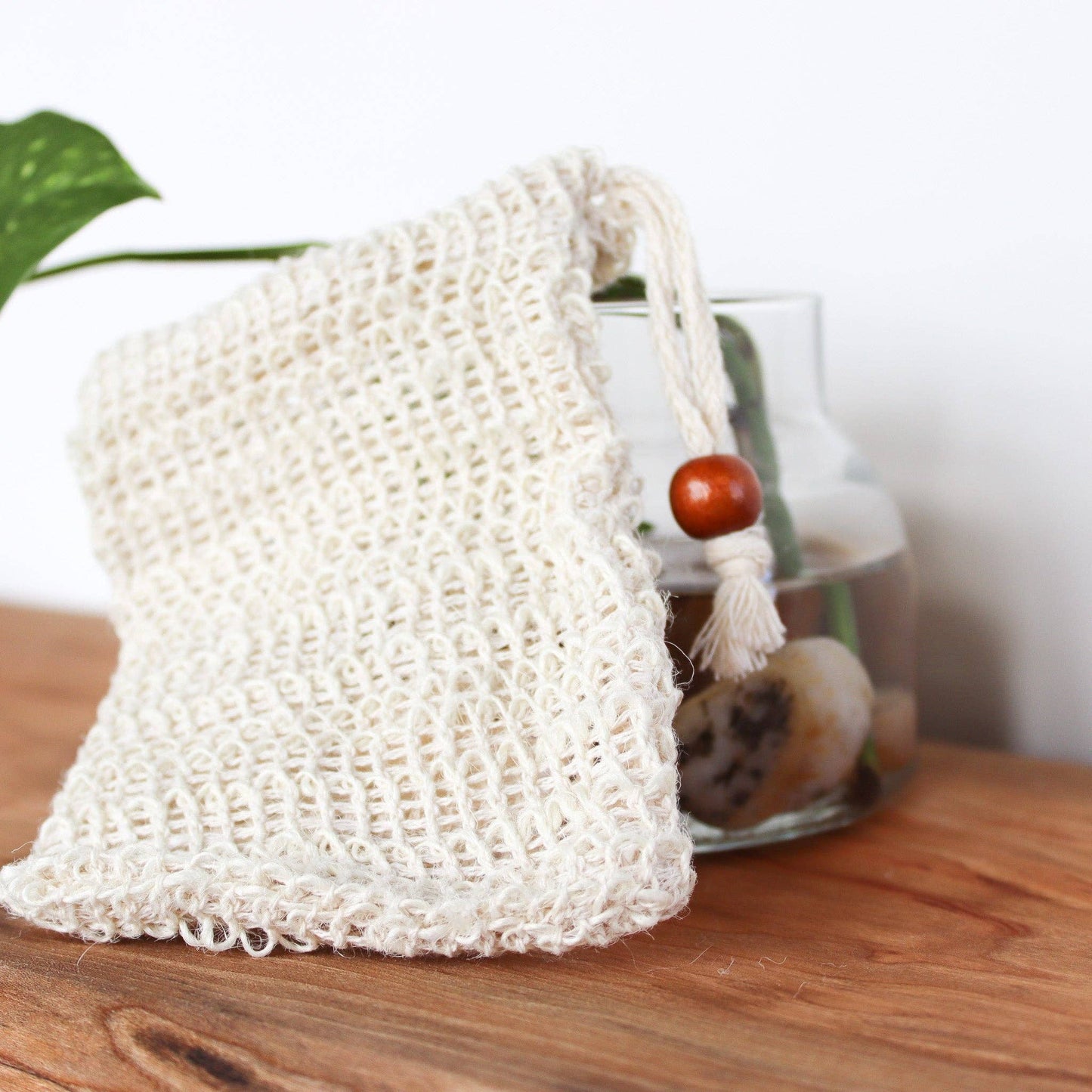 Sisal Fiber Soap Bag | Soap Saver | Natural Pouch - The Mirrored Past