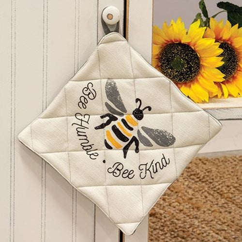 Bee Humble Bee Kind Pot Holder - The Mirrred Past