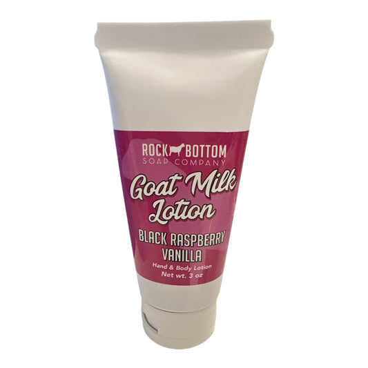 Goat Milk Lotion Squeeze Tubes | Black Raspberry Vanilla