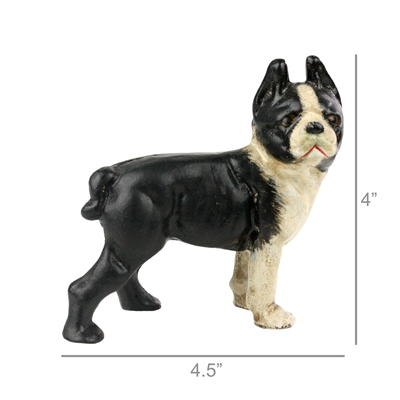 Tyson the Boston Terrier - Cast Iron - The Mirrored Past