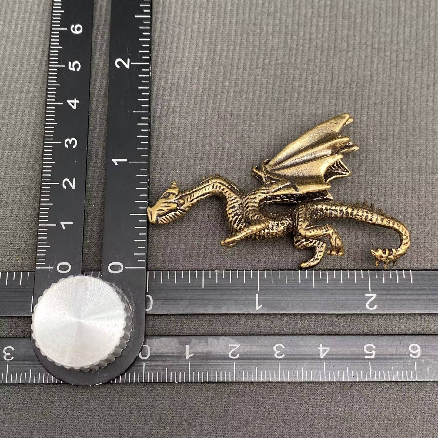 Brass Dragon Crafts Decoration Desktop Ornaments - The Mirrored Past