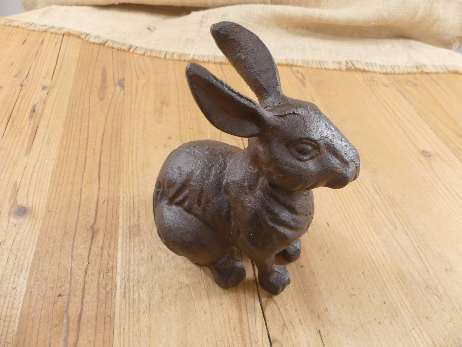 Unique Cast Iron Rabbit Figure for Your Home - The Mirrored Past