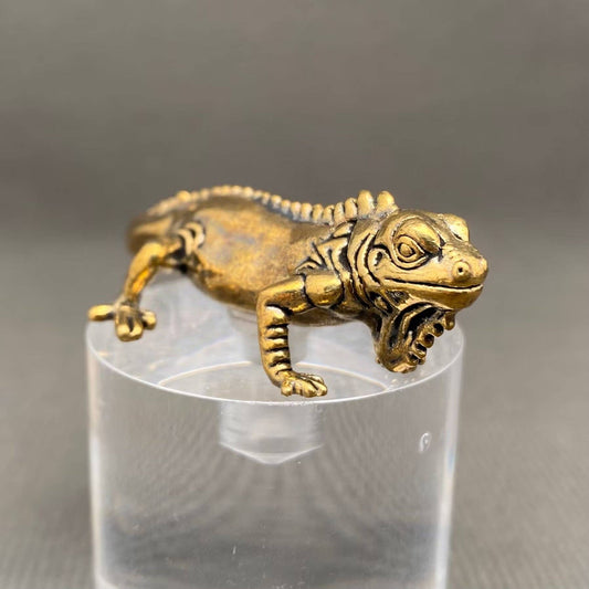 Brass Lizard Crafts Decoration Desktop Ornaments - The Mirrored Past