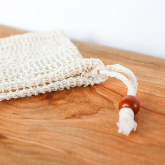 Sisal Fiber Soap Bag | Soap Saver | Natural Pouch - The Mirrored Past