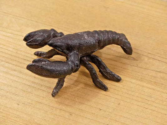 CAST IRON CRAWFISH / LOBSTER FIGURE FIGURE PAPERWEIGHT - The Mirrored Past