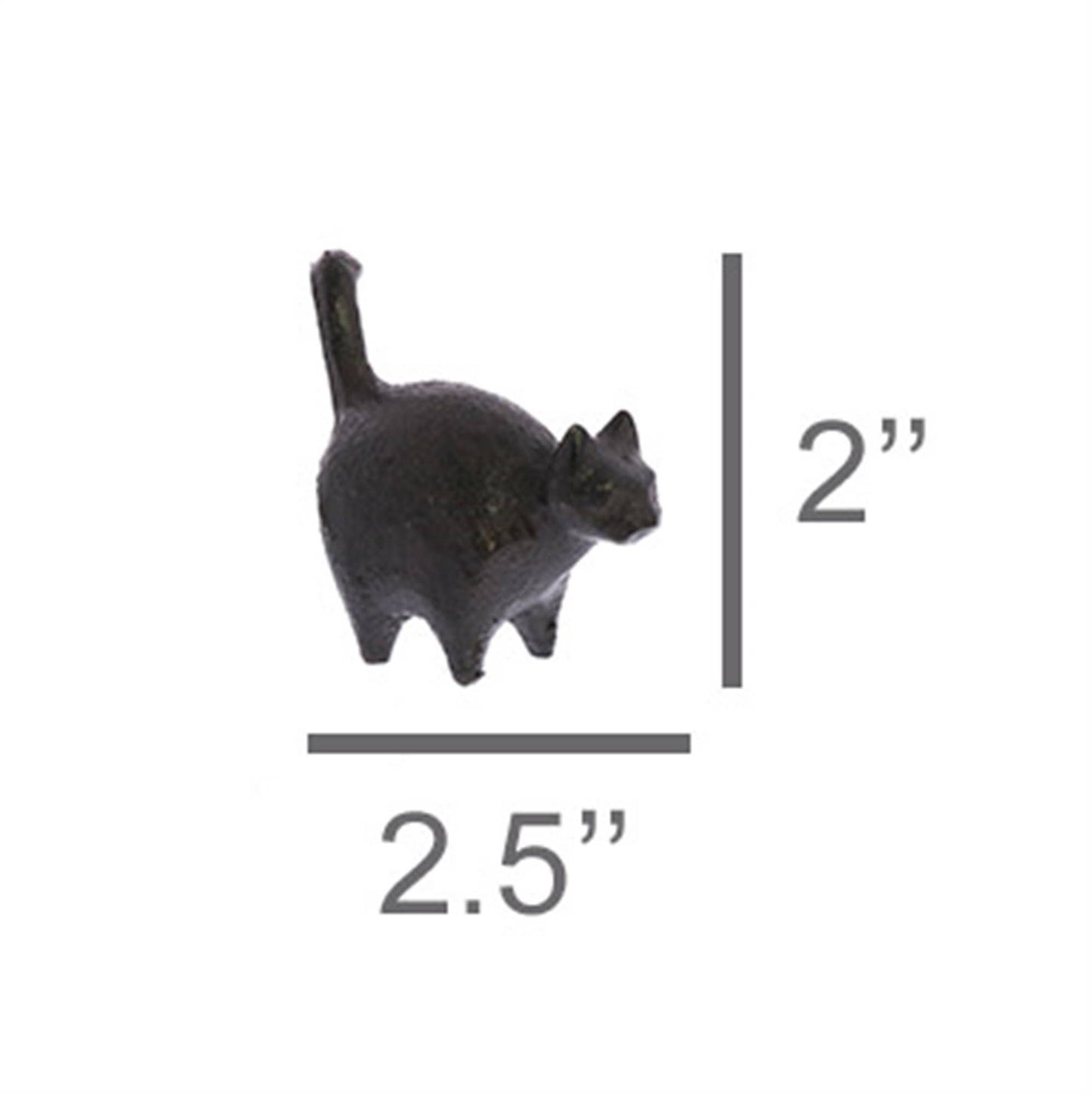 Botero Critter Cat, Cast Iron - Brown - The Mirrored Past