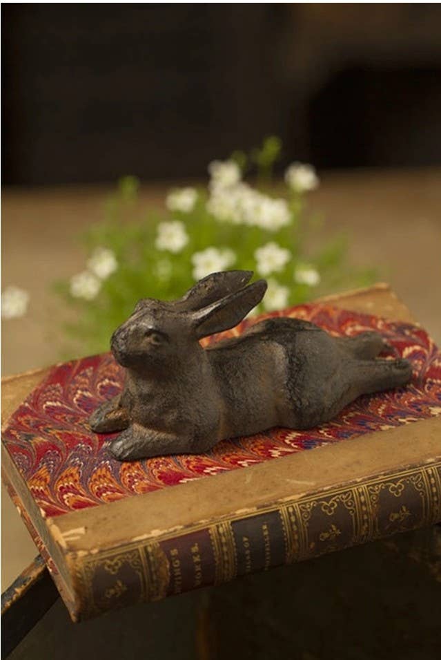 Large Cast Iron Rabbit
