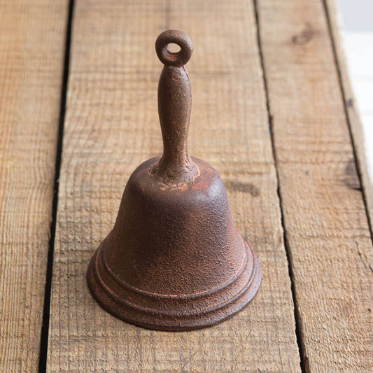 Antique-Inspired Cast Iron Hand Bell