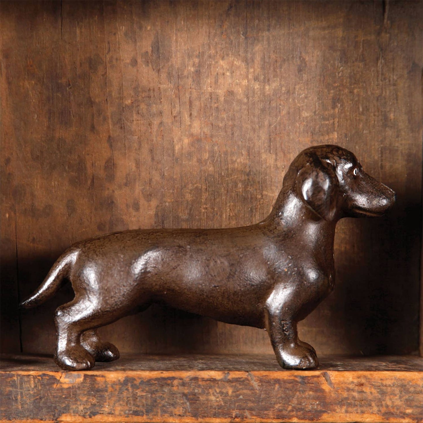 Gaston the Dachshund - Cast Iron - The Mirrored Past