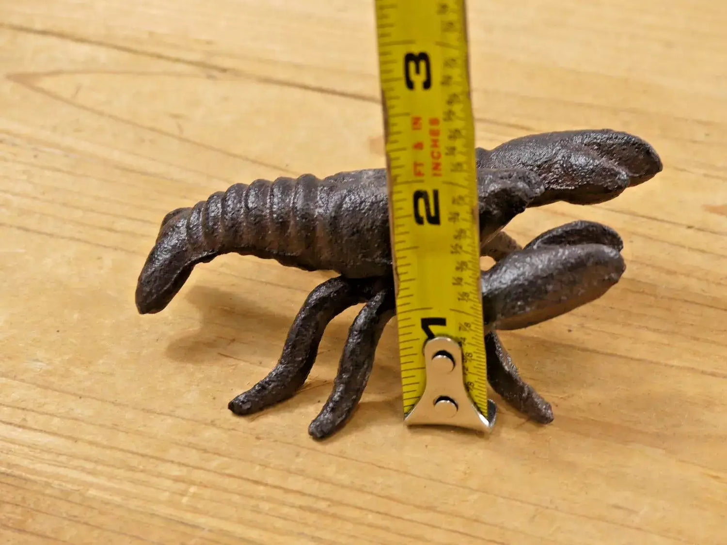 CAST IRON CRAWFISH / LOBSTER FIGURE FIGURE PAPERWEIGHT - The Mirrored Past