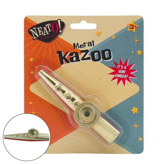 Neato! Metal Kazoo 4.75"- Retro Classic, vintage toys - The Mirrored Past