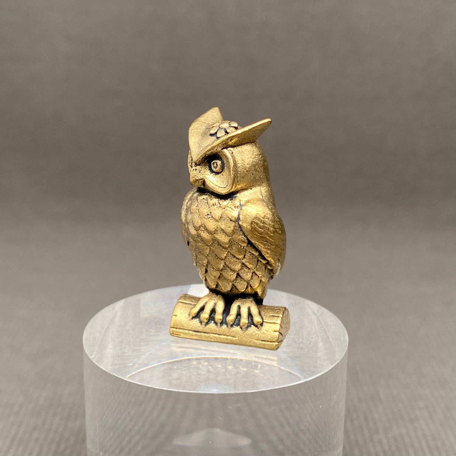 Owl Brass Archer Crafts Decoration Desktop Ornaments - The Mirrored Past
