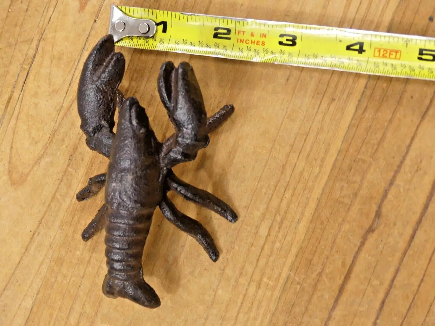 CAST IRON CRAWFISH / LOBSTER FIGURE FIGURE PAPERWEIGHT - The Mirrored Past