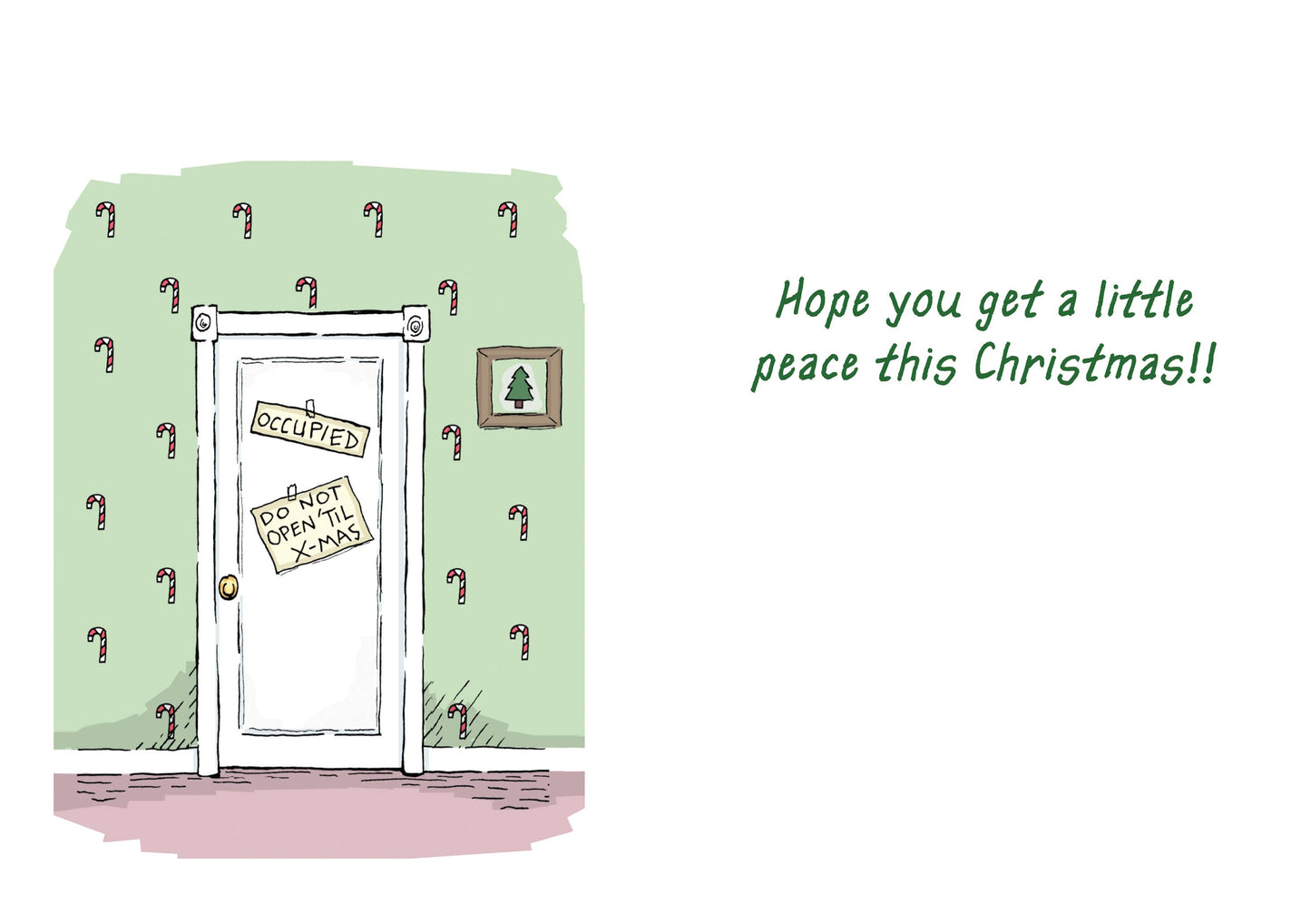 List In There Christmas Card - 9390 - The Mirrored Past