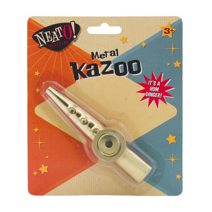 Neato! Metal Kazoo 4.75"- Retro Classic, vintage toys - The Mirrored Past