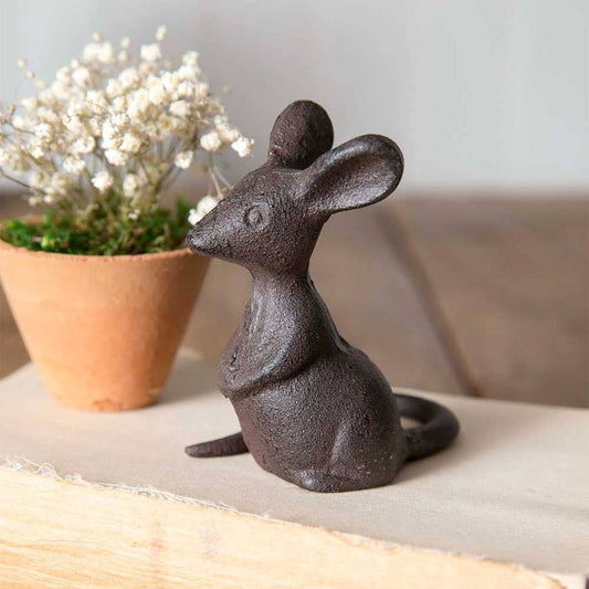 Cast Iron Mouse 4'' x 3'' x 4''