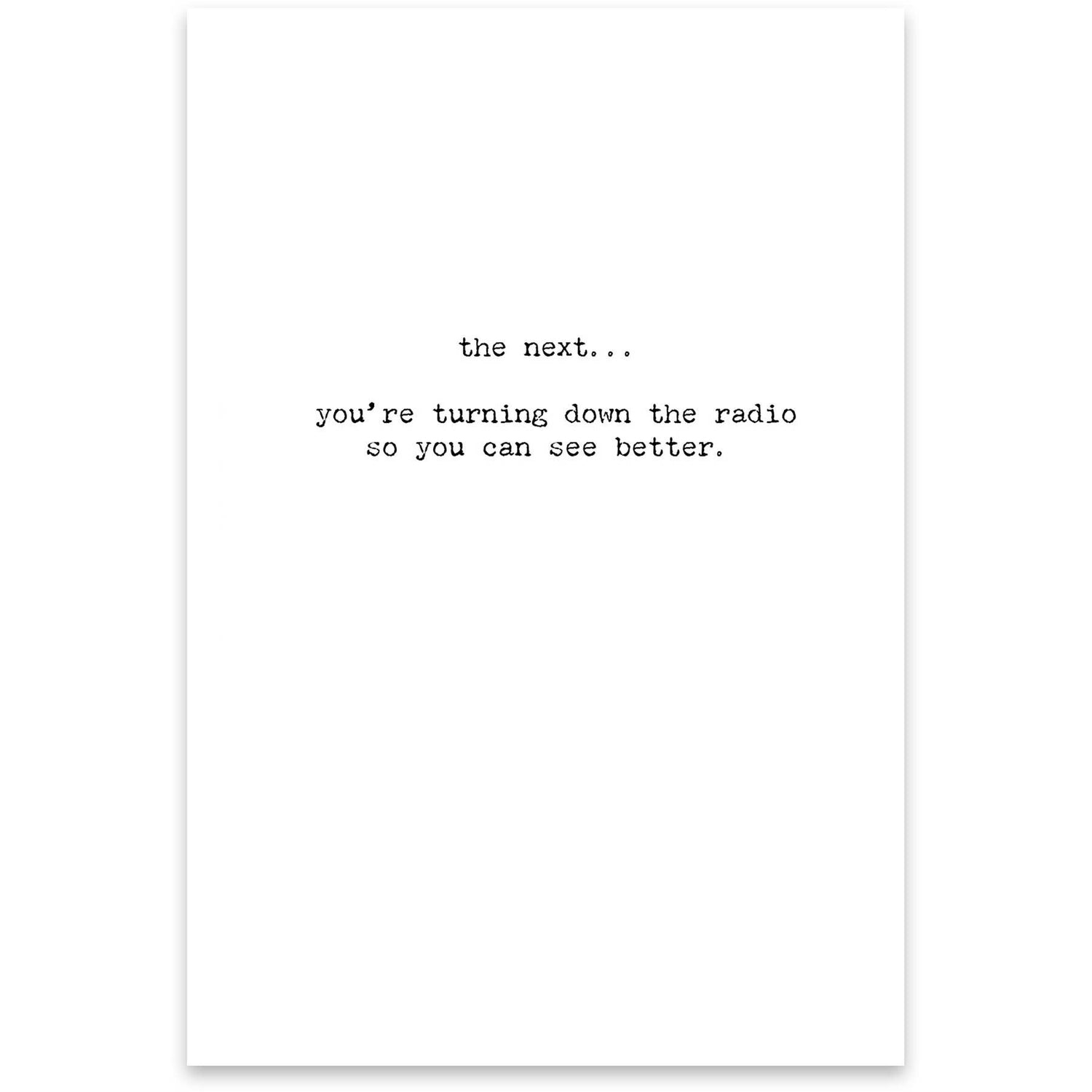 One Minute Greeting Card - The Mirrored Past