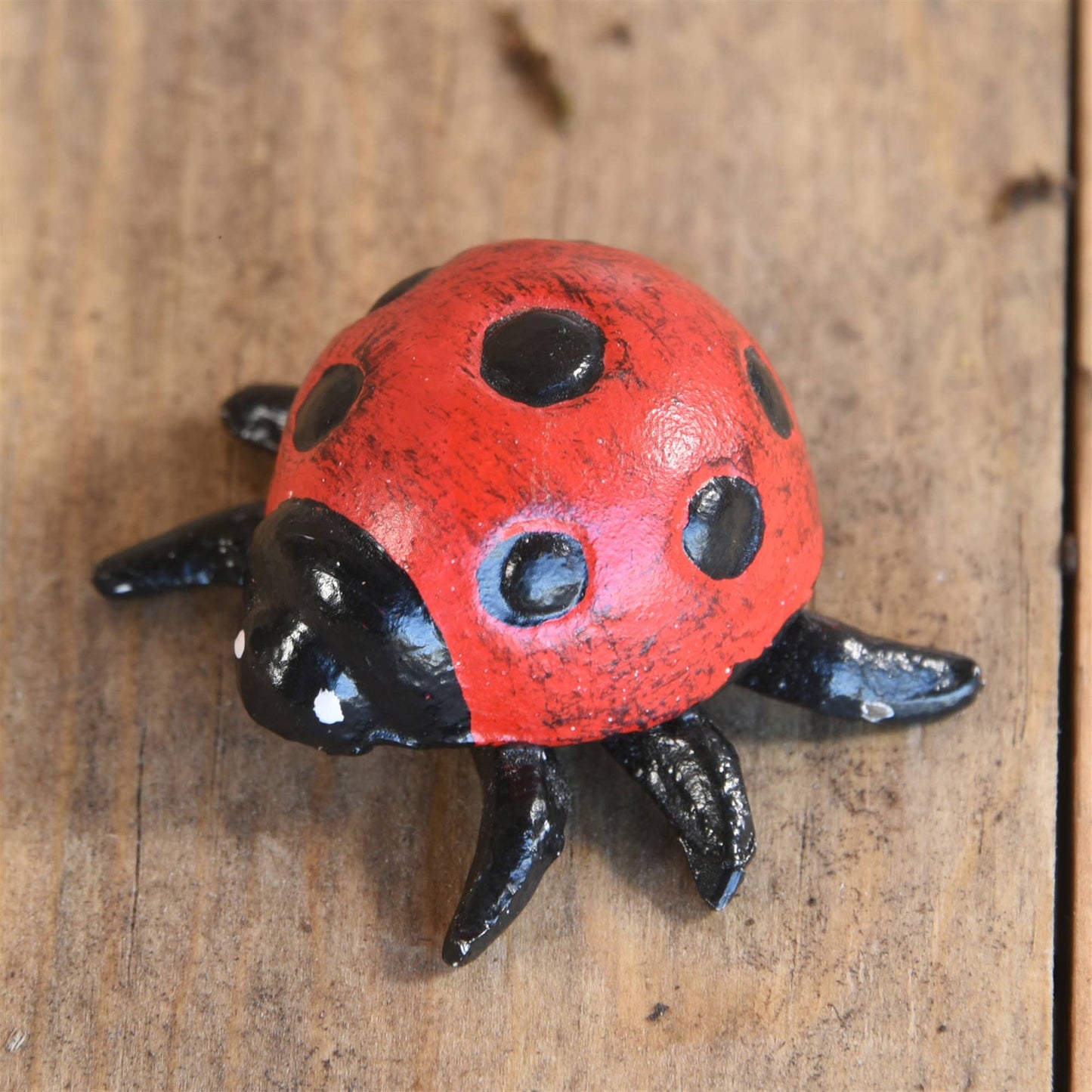 Lady Bug, Cast Iron - Red - The Mirrored Past