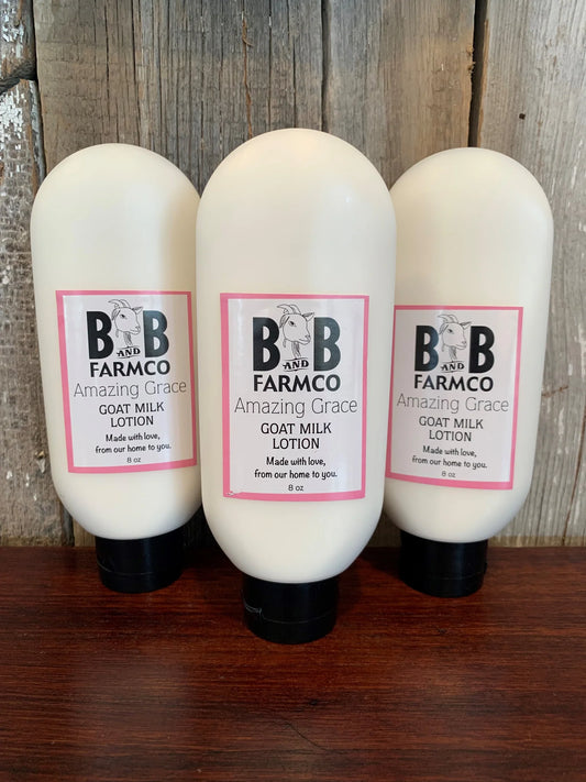 Goat Milk Lotion | Amazing Grace - The Mirrored Past