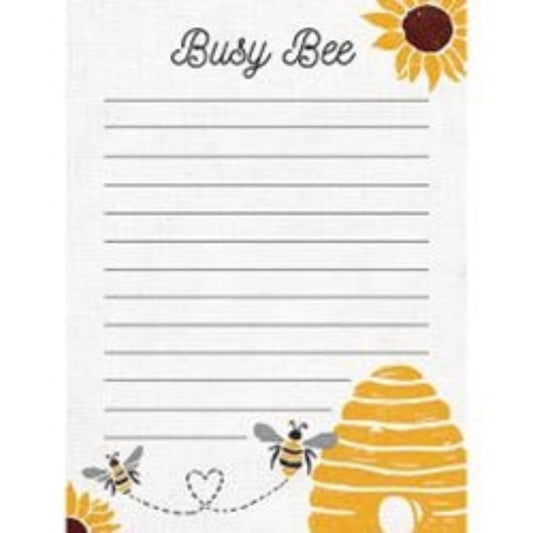 Busy Bee Notepad  The Mirrored Past