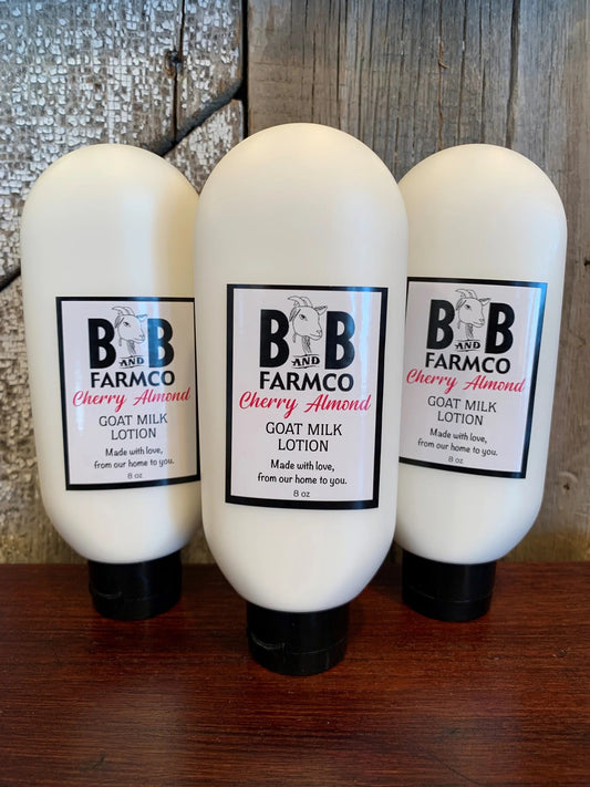 Goat Milk Lotion | Cherry Almond - The Mirrored Past