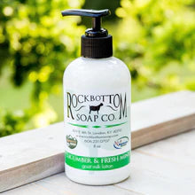 Rock Bottom Soap Company Lotion | Cucumber & Fresh Mint