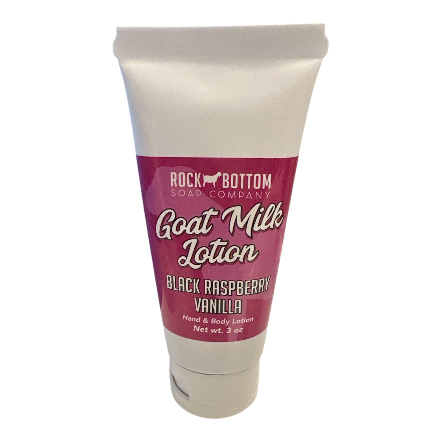 Goat Milk Lotion Squeeze Tubes | Black Raspberry Vanilla