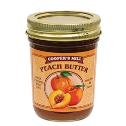 Peach Butter, 9 oz Jar - The Mirrored Past
