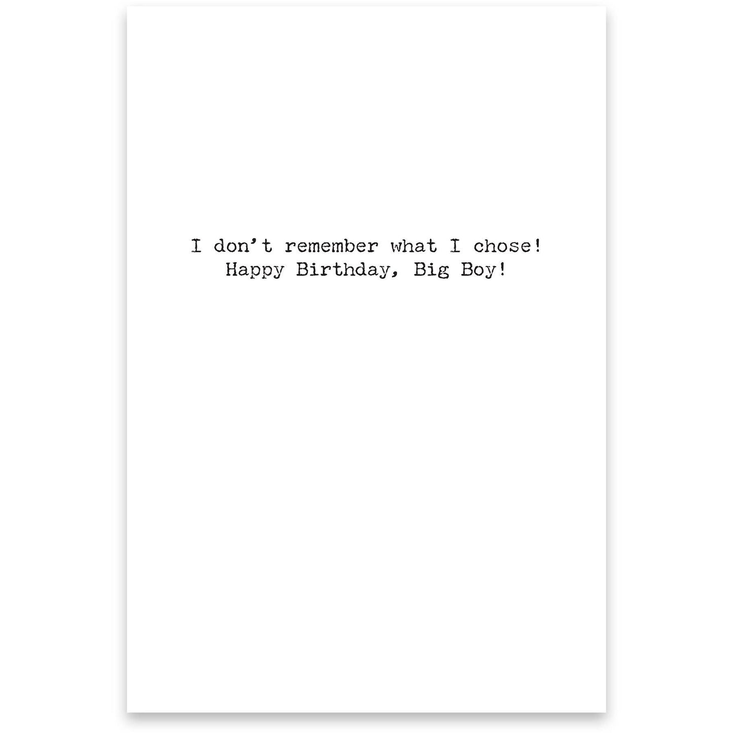 Given A Choice Greeting Card - The Mirrored Past