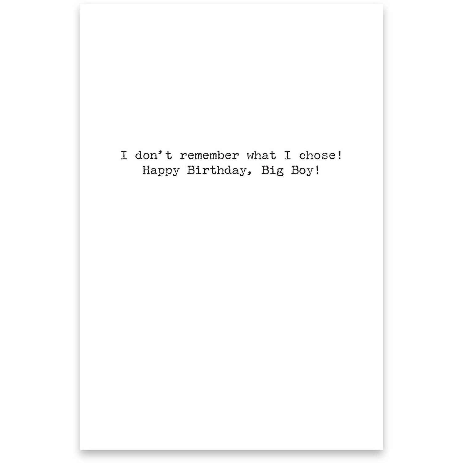 Given A Choice Greeting Card - The Mirrored Past