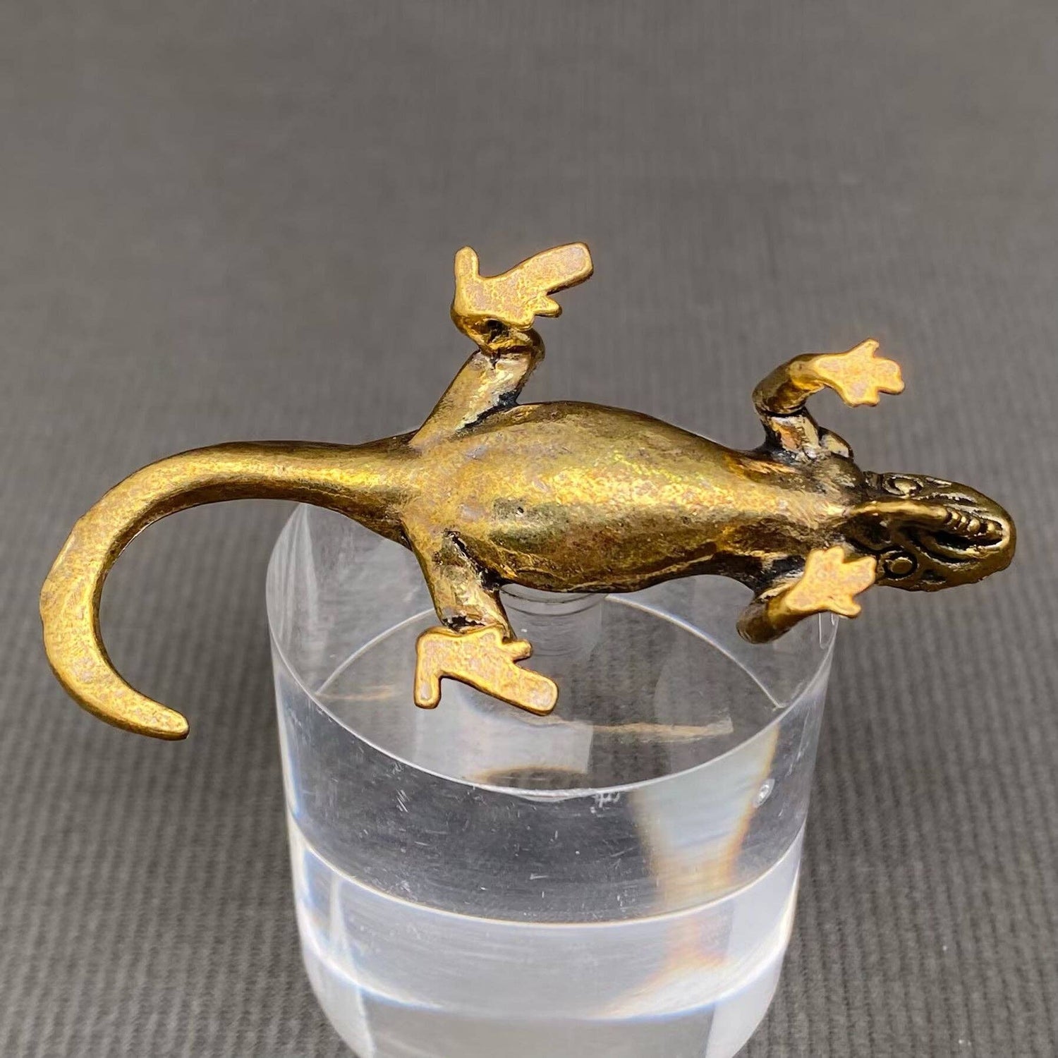 Brass Lizard Crafts Decoration Desktop Ornaments - The Mirrored Past