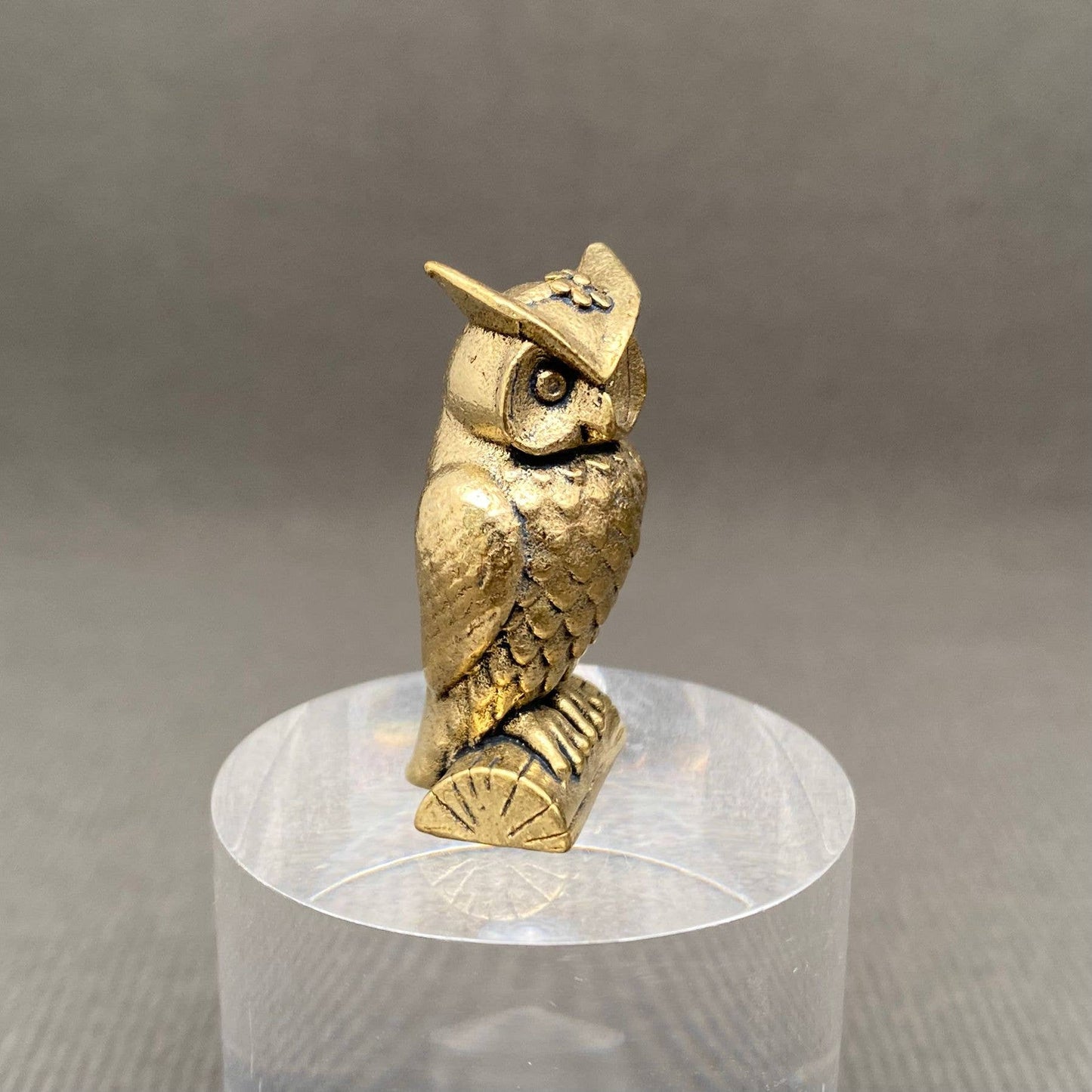 Owl Brass Archer Crafts Decoration Desktop Ornaments - The Mirrored Past