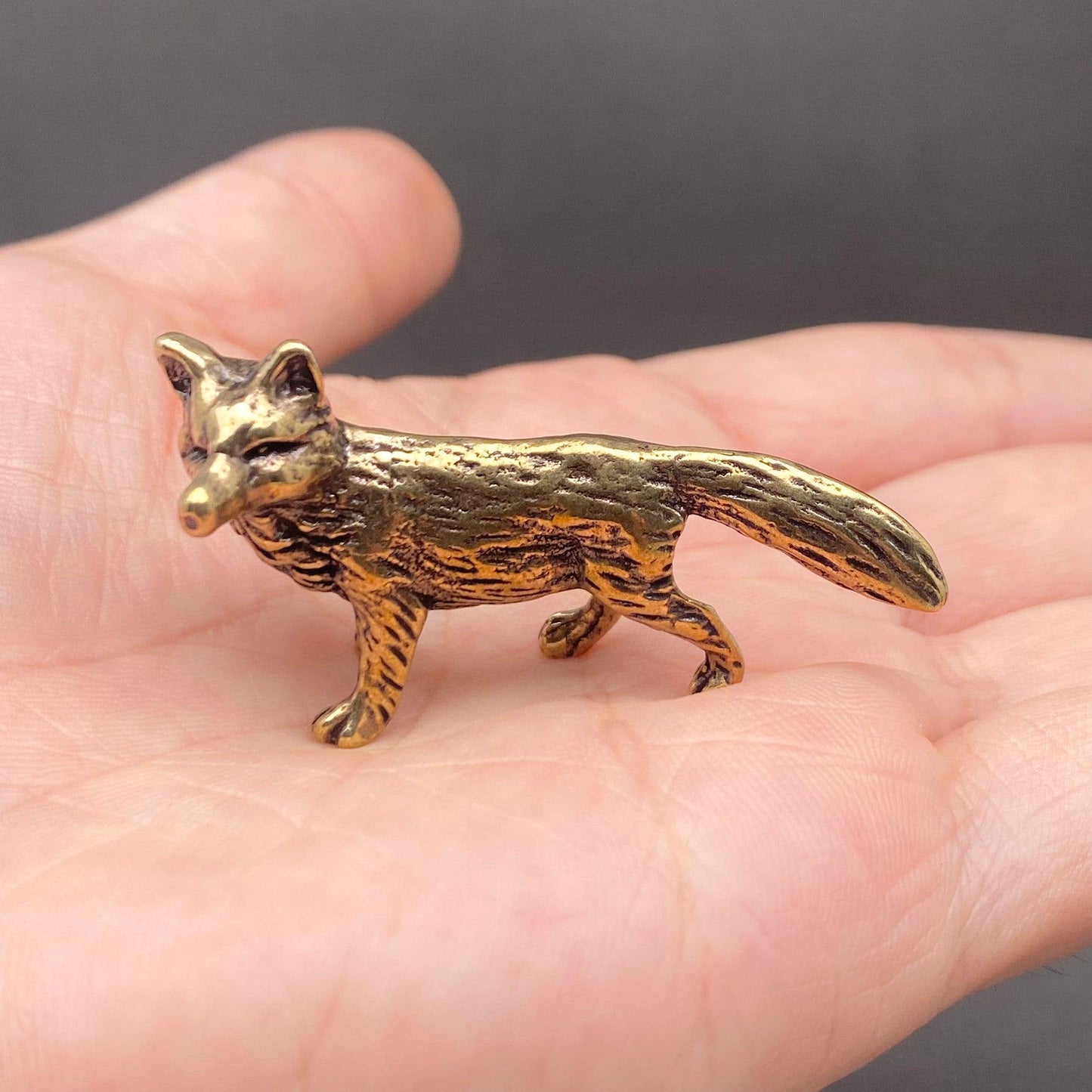 Brass Fox Crafts Desktop Ornaments Decoration - The Mirrored Past