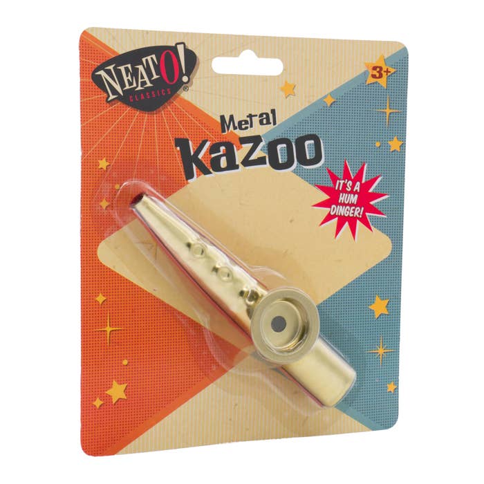 Neato! Metal Kazoo 4.75"- Retro Classic, vintage toys - The Mirrored Past