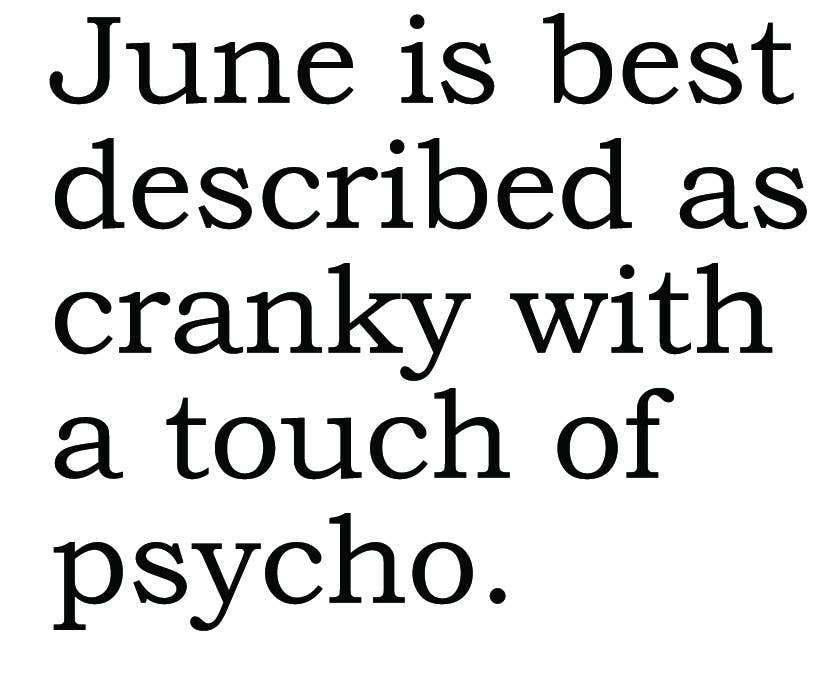 BIG HOUSE Greetings, June is best described as... - The Mirrored Past