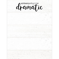 Apparently I'm Dramatic Notepad