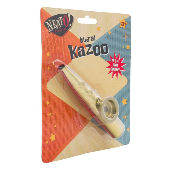 Neato! Metal Kazoo 4.75"- Retro Classic, vintage toys - The Mirrored Past