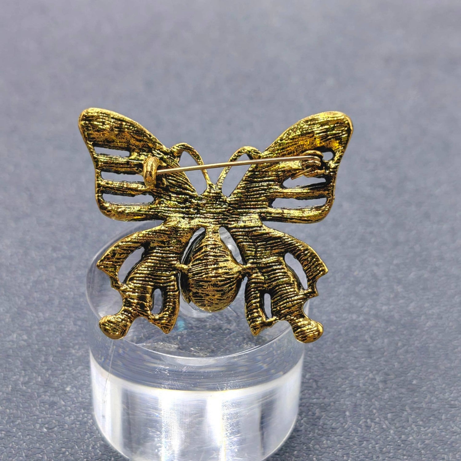 Vintage Rhinestone Butterfly Brooch - The Mirrored Past