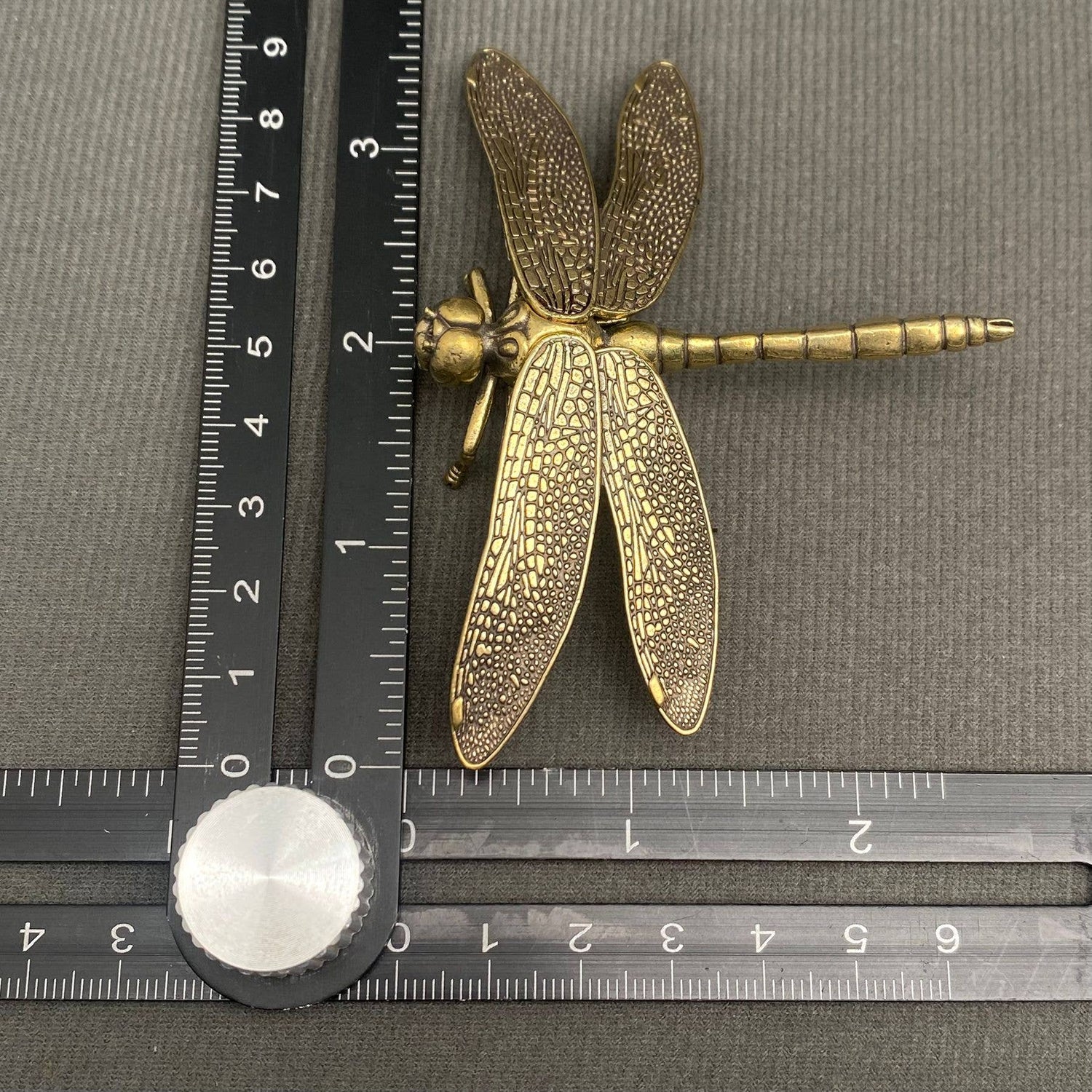 Brass Dragonfly Crafts Decoration Desktop Ornaments - The Mirrored Past
