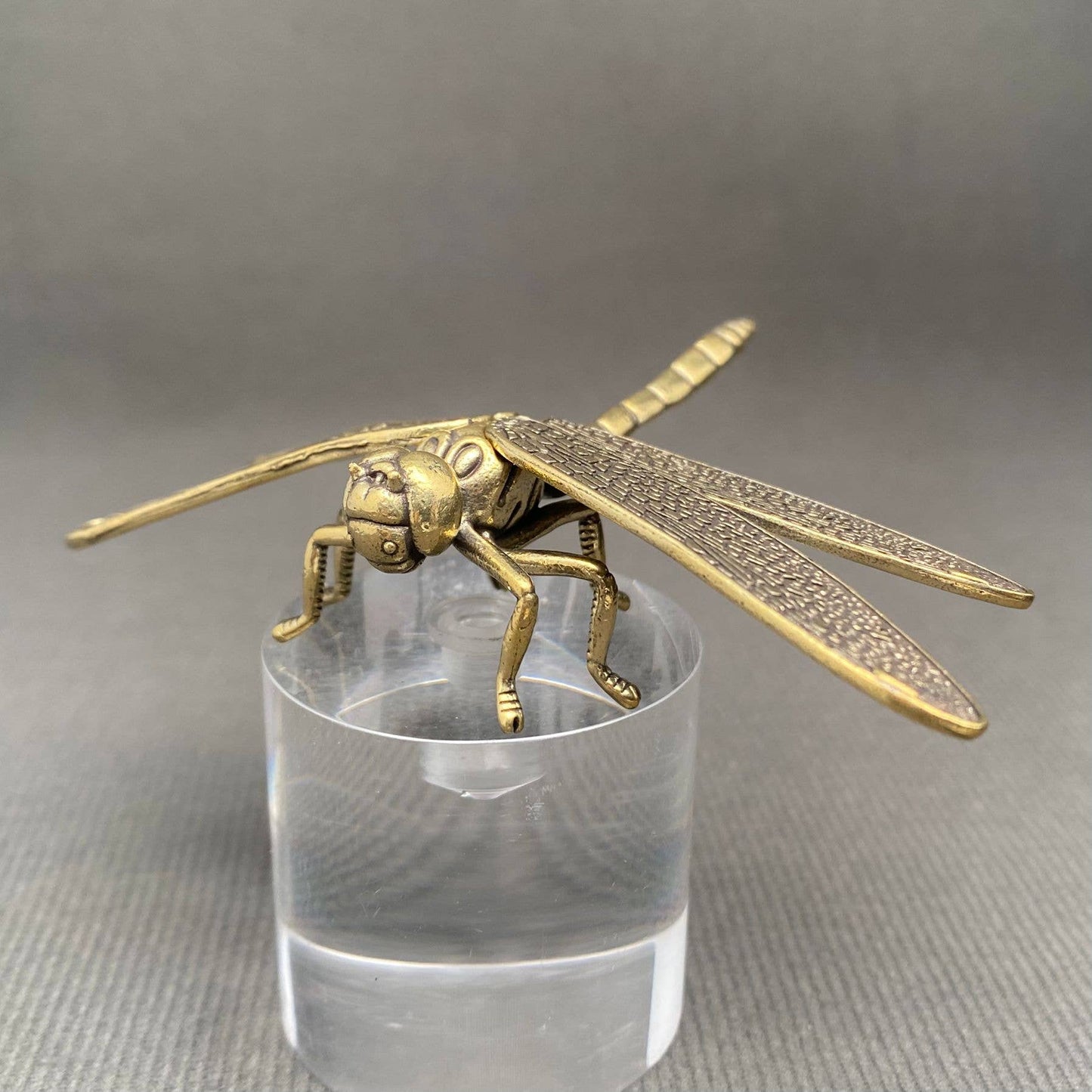 Brass Dragonfly Crafts Decoration Desktop Ornaments - The Mirrored Past